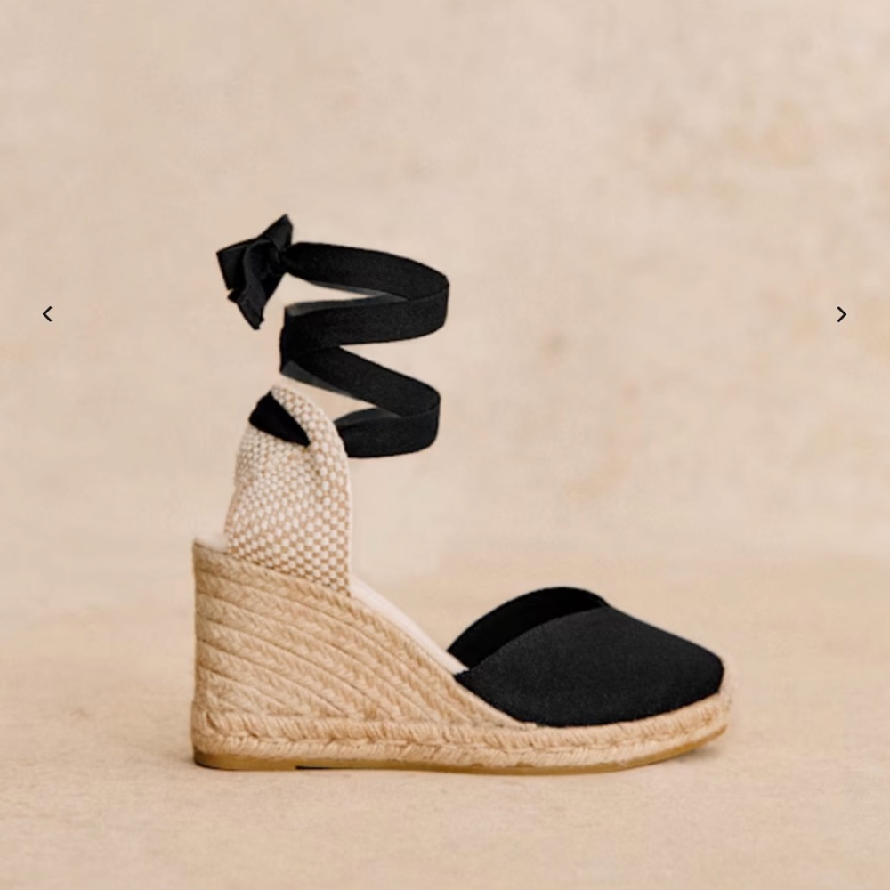 Sezane Diane Espadrilles - Black